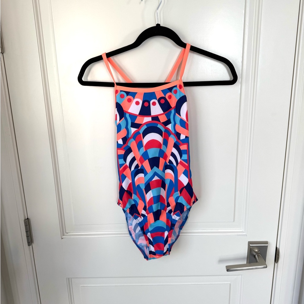 Funkita Showtime Geometric Single Strap One Piece Swimsuit 30L New without Tags